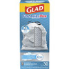 Glad ForceFlexPlus XL X-Large Kitchen Drawstring Trash Bags - Fresh Clean with Febreze Freshness - Large Size - 20 gal - 24.02" Width x 32.01" Length - Gray - 6/Carton - 30 Per Box - Home, Office, Garbage