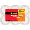 Scotch Long-Lasting Storage/Packaging Tap - 54.60 yd Length x 1.88" Width - 2.4 mil Thickness - 3" Core - Acrylic - 6 / Pack - Clear