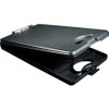 Saunders Deskmate II Portable Desktop - 0.50" Clip Capacity - Storage for Stationary - Bottom Opening - 10" x 16" - Low-profile - Polypropylene - Black - 1 Each