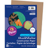 SunWorks Construction Paper - Art - 0.40"Height x 12"Width x 9"Length - 50 / Pack - Light Brown - Paper