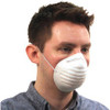 ProGuard Disposable Nontoxic Dust Mask - Disposable - Dust, Pollen Protection - Polypropylene - White - 50 / Box