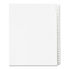 Avery Collated Legal Exhibit Dividers - Allstate Style - 25 x Divider(s) - Printed Tab(s) - Digit - 1-25 - 25 Tab(s)/Set - 8.5" Divider Width x 11" Divider Length - Letter - White Paper Divider - White Tab(s) - 25 / Set