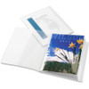 Cardinal ClearThru Letter Presentation Book - 8 1/2" x 11" - 24 Sheet Capacity - 12 Internal Pocket(s) - Poly - Clear - 1 Each
