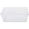 Rubbermaid Commercial 12-1/2 Gallon Food Tote Box - Dishwasher Safe - Clear - Plastic Body - 6 / Carton