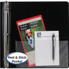 C-Line Self-Adhesive Add-On Poly Filing Pocket - Clear, Peel & Stick, 8-3/4 x 5-1/8, 10/PK, 70185
