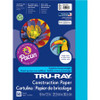 Tru-Ray Construction Paper - Art Project - 12"Width x 9"Length - 50 / Pack - Atomic Blue - Sulphite