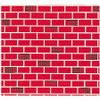 Fadeless Bulletin Board Art Paper - Bulletin Board - 6"Height x 48"Width x 50 ftLength - 1 / Roll - Red