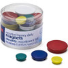 Officemate Heavy-Duty Assorted Magnets - 12 x Small, 12 x Medium, 6 x Large - 30 / Each - Red, Yellow, White, Blue, Green