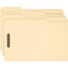 Smead 1/3 Tab Cut Legal Recycled Fastener Folder - 8 1/2" x 14" - 3/4" Expansion - 2 x 2K Fastener(s) - 2" Fastener Capacity for Folder - Top Tab Location - Right of Center Tab Position - Manila - Manila - 10% Recycled - 50 / Box