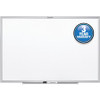 Quartet Classic Whiteboard - 24" (2 ft) Width x 18" (1.5 ft) Height - White Melamine Surface - Silver Aluminum Frame - Horizontal/Vertical - 1 / Each