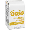 Gojo Refill Gold/Klean Antimicrobial Lotion Soap - Fresh Scent Scent - 27.1 fl oz (800 mL) - Dirt Remover, Bacteria Remover, Kill Germs - Leak Proof, Non-clog - 12 / Carton