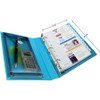 Avery 1" Mini Durable View Binder - 1" Binder Capacity - Half-letter - 5 1/2" x 8 1/2" Sheet Size - 175 Sheet Capacity - Round Ring Fastener(s) - 2 Pocket(s) - Polypropylene - Recycled - Pocket, Durable, Water Resistant - 1 Each