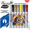BIC Intensity Paint Markers - Bullet Marker Point Style - Assorted - 7 / Pack
