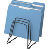 Fellowes Wire Step File II - 5 Compartment(s) - 8.3" Height x 7.3" Width x 6" Depth - Desktop - Black - Steel - 1 Each