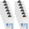 Business Source Compact Plastic Clipboard - Spring Clip - Plastic - Clear - 12 / Box