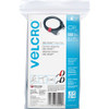 VELCRO Reusable Thin Straps - Fabric, Nylon - 100 / Pack - Black, Red