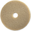 Genuine Joe 20" Ultra High-speed Floor Pad - 20" Diameter - 5/Carton x 20" Diameter x 1" Thickness - Floor - 1000 rpm to 3000 rpm Speed Supported - Flexible, Resilient, Soft, Dirt Remover - Rubber, Fiber - Champagne