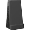 Artistic Mobile Device Holder/Pencil Cup - 5.3" Height x 3.1" Width2.7" Length - Desktop - Black - 1 Each
