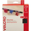 VELCRO 90081 General Purpose Sticky Back - 15 ft Length x 0.75" Width - 1 / Roll - Black
