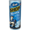 Scott Glass Cleaning Shop Towels - 90 Sheets/Roll - Blue - Low Linting, Absorbent, Perforated - For Glass Cleaning, Windshield, Window, Mirror - 1080 / Carton