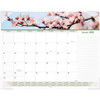 At-A-Glance Panoramic Floral Image Monthly Desk Pad - Julian Dates - Monthly - 1 Year - January 2023 till December 2023 - 1 Month Single Page Layout - 22" x 17" Sheet Size - 2.13" x 2.25" Block - Desk Pad - Poly, Paper - 1 Each