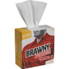 Brawny Professional H700 Disposable Cleaning Towels - Interfolded - 9" x 12.40" - White - Disposable, Heavyweight, Durable, Soft, Tear Resistant, Low Linting - For Industry, Manufacturing - 176 Per Box - 10 / Carton