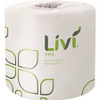 Livi Solaris Paper Two-ply Bath Tissue - 2 Ply - 4.06" x 3.66" - 500 Sheets/Roll - White - Virgin Fiber - Perforated, Embossed, Eco-friendly, Soft, Individually Wrapped - For Bathroom - 96 / Carton