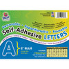 Pacon Reusable Self-Adhesive Letters - (Uppercase Letters, Number, Punctuation Marks) Shape - Self-adhesive - Acid-free, Fadeless - 2" Length - Puffy Font - Blue - 159 / Pack
