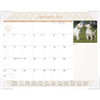 At-A-Glance Puppies Monthly Desk Pad - Julian Dates - Monthly - 1 Year - January 2023 till December 2023 - 1 Month Single Page Layout - 22" x 17" Sheet Size - Desktop - White - Paper - Full-color Photos of Puppies - 1 Each