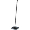 Rubbermaid Commercial Floor/Carpet Sweeper - 9.50" Brush Face - 15" Overall Length - 4 / Carton - Gray