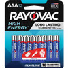 Rayovac Alkaline AAA Batteries - For Toy, Flashlight, LED Light, Remote Control - AAA - 12 / Pack