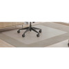 Deflecto SuperMat+ Chairmat - Home Office, Commercial - 60" Length x 46" Width x 0.50" Thickness - Rectangle - Polyvinyl Chloride (PVC) - Clear