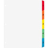Business Source Table of Content Quick Index Dividers - Printed Tab(s) - Digit - 1-5 - 5 Tab(s)/Set - 8.5" Divider Width x 11" Divider Length - 3 Hole Punched - Multicolor Mylar Divider - Multicolor Mylar Tab(s) - 5 / Set