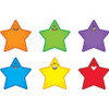 Trend Smiling Stars Accents - 36 x Smiley Star Shape - Precut - 5.50" Height - Assorted - 36 / Pack