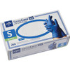 Medline SensiCare Ice Blue Nitrile Exam Gloves - Small Size - Dark Blue - Powder-free, Comfortable, Chemical Resistant, Latex-free, Beaded Cuff, Textured Fingertip, Non-sterile, Durable - For Medical - 250 / Box - 9.50" Glove Length