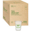 Eco-Products GreenStripe Cold Cups - 16 fl oz - 20 / Carton - Clear, Green - Polylactic Acid (PLA), Plastic - Cold Drink