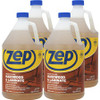 Zep Hardwood & Laminate Floor Cleaner - Liquid - 128 fl oz (4 quart) - 4 / Carton - Brown