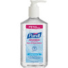 PURELL Advanced Sanitizing Gel - Clean Scent - 12 fl oz (354.9 mL) - Pump Bottle Dispenser - Kill Germs - Multipurpose - Clear - Triclosan-free, Paraben-free, Phthalate-free, Preservative-free, Anti-irritant - 1 Each