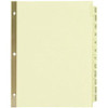 Avery Laminated Dividers - Gold Reinforced - 12 x Divider(s) - Printed Tab(s) - Month - January-December - 12 Tab(s)/Set - 8.5" Divider Width x 11" Divider Length - Letter - 3 Hole Punched - Buff Paper Divider - 12 / Set