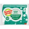 Scotch-Brite Scrub Dots Heavy-duty Scrub Sponge - 2.5" Height x 6.2" Width x 4.7" Depth - 6/Pack - Green