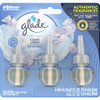 Glade Plug-In Warmers Linen Air Refill - 2 fl oz (0.1 quart) - Linen - 50 Day - 5 / Carton - Long Lasting