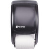 San Jamar Duett Standard Bath Tissue Dispenser - Roll Dispenser - 2 x Roll - 12.8" Height x 7.5" Width x 7" Depth - Black - 1 Each