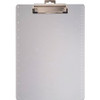 Officemate Transparent Plastic Clipboard - 0.50" Clip Capacity - 8 1/2" x 11" - Low-profile - Plastic - Clear - 1 Each