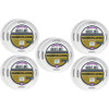 AJM Paper Plates - Serving - Disposable - Microwave Safe - White - 1000 / Carton