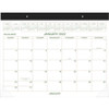 At-A-Glance Two-Color Monthly Desk Pad - Julian Dates - Monthly - 1 Year - January 2023 till December 2023 - 1 Month Single Page Layout - 22" x 17" Sheet Size - 3" x 2.02" Block - Desktop - Black - Simulated Leather, Paper - Non-refillable - 1 Each