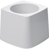 Rubbermaid Commercial Toilet Bowl Brush Holder - Vertical - 5" - Plastic, Polypropylene - 24 / Carton - White