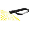 Advantus LED Light Carabiner - Aluminum - Black