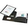 Cardinal Project Organizer - 8 1/2" x 11" - 200 Sheet Capacity - 10 Inside Front & Back Pocket(s) - 4 Divider(s) - Polypropylene - Black - 1 Each