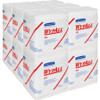 Wypall X70 Wipers - Quarter-fold - 12.50" x 12" - White - Long Lasting, Durable, Reusable, Absorbent - For Manufacturing - 76 Per Pack - 12 / Carton