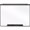 Quartet Motion Cubicle Whiteboard - 36" (3 ft) Width x 24" (2 ft) Height - White Melamine Surface - Black Plastic Frame - 1 / Each